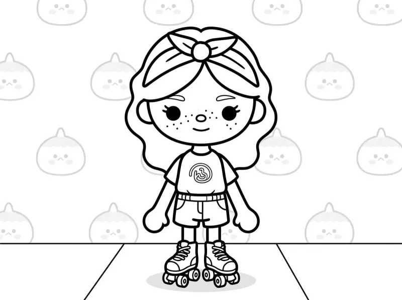 30 раскрасок Toca Boca для печати: бесплатный сборник для детей