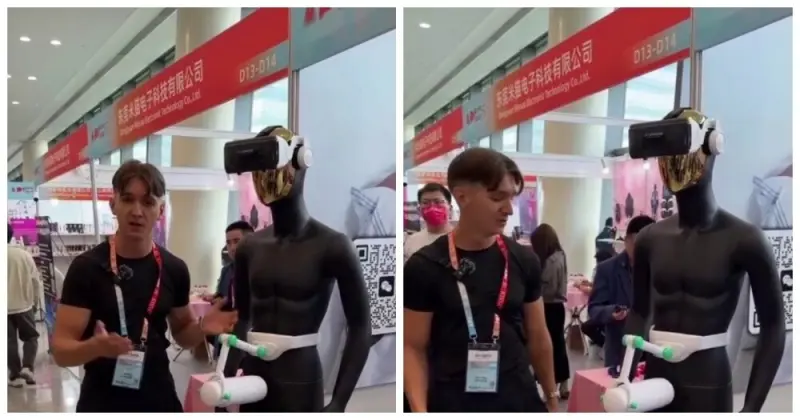 Финальный босс: китайский VR-мастурбатор с нейросетью синхронизируется с видео