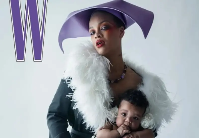 Рианна и дочь Роки впервые вместе на обложке глянца