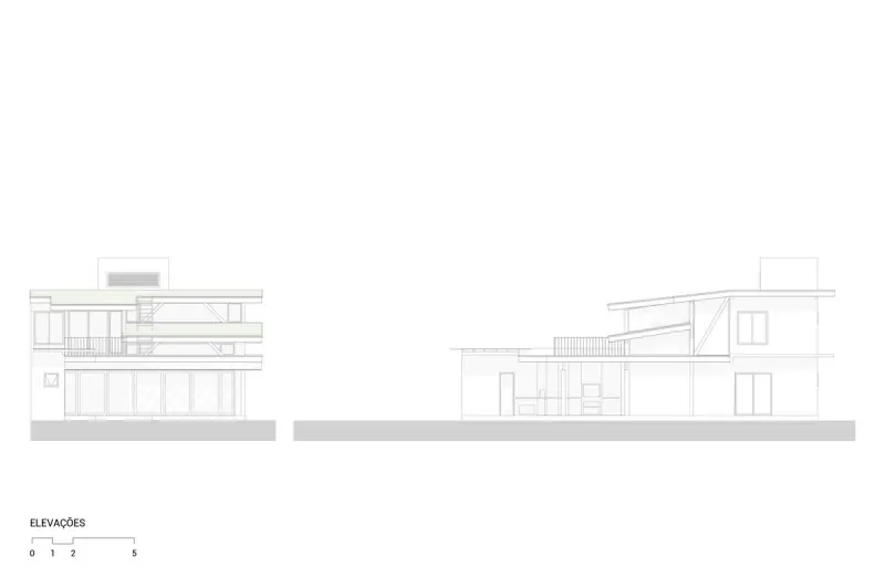 Экодом в Бразилии: Слияние с природой через зеленую крышу и стену из глины