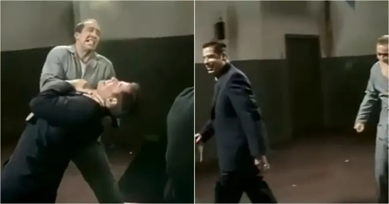 Как снимали «Без лица»: редкое видео репетиции Траволты и Кейджа