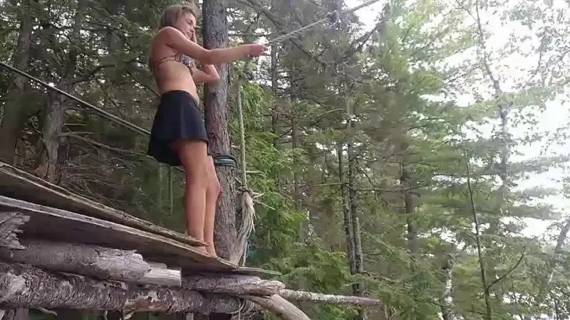 Прыжок с тарзанки пошел не по плану