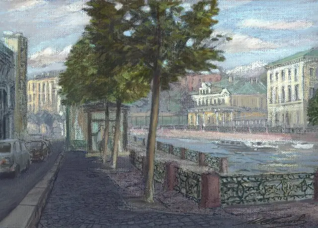 Северная столица в красках: уникальная подборка картин Петербурга от 18 века до наших дней Санкт-Петербург, живопись, картины, акварель, гравюра, история, архитектура, Петербург в картинах художников, подборка