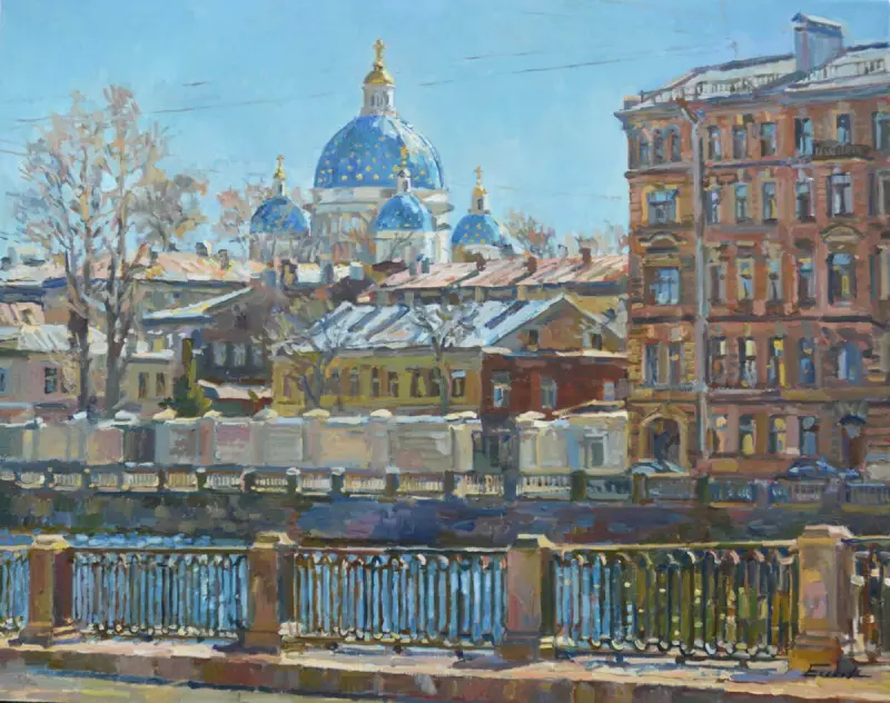 Северная столица в красках: уникальная подборка картин Петербурга от 18 века до наших дней Санкт-Петербург, живопись, картины, акварель, гравюра, история, архитектура, Петербург в картинах художников, подборка