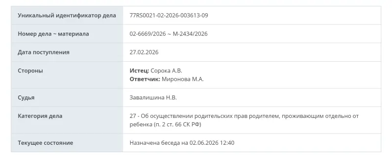 Тайный развод и суд за сына: что происходит в семье Марии Мироновой?