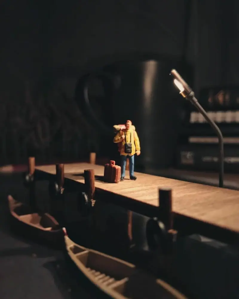 Как победить офисную тоску: 40+ миниатюрных шедевров из канцелярии креатив, миниатюры, офис, фотография, творчество, Деррик Лин, хобби