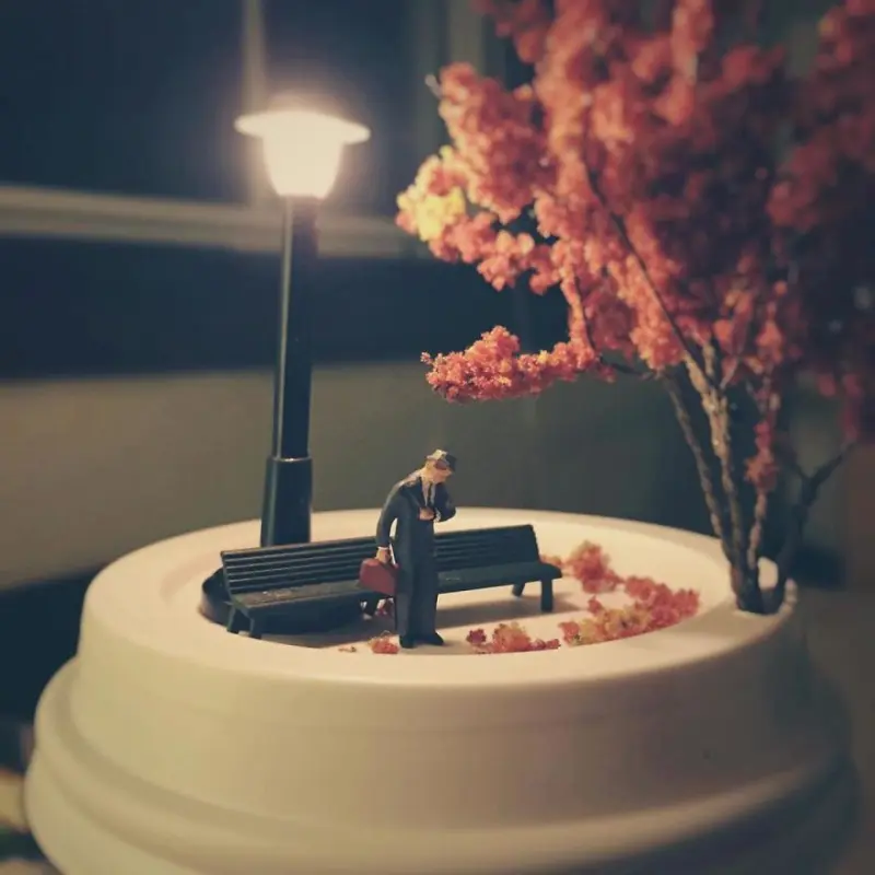 Как победить офисную тоску: 40+ миниатюрных шедевров из канцелярии креатив, миниатюры, офис, фотография, творчество, Деррик Лин, хобби