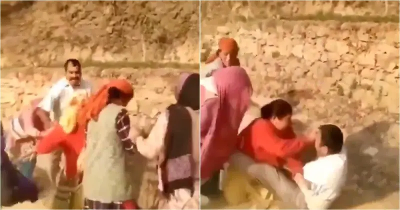 Женщины в Индии устроили самосуд: жестоко избили мужчину из-за дороги