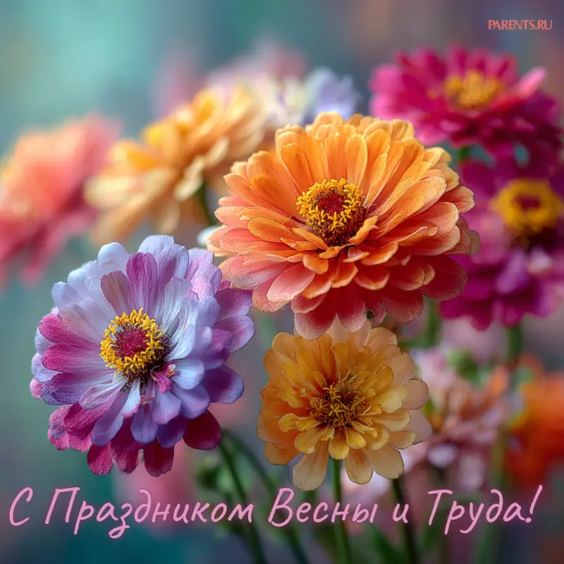 40+ открыток «С 1 мая!» для мам, пап, бабушек и дедушек открытки, 1 мая, праздник, весна, труд, поздравления, цветы, кошки, дети, ретро