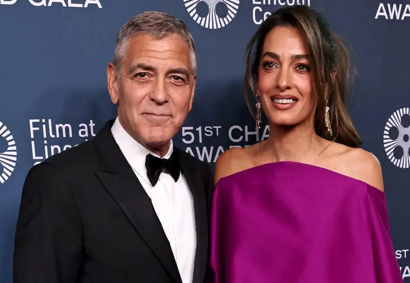 Джордж Клуни получил премию Чаплина: Амаль затмила всех в мини-платье