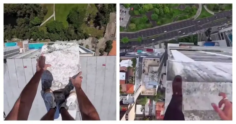 Рискованные прыжки экстремалов: подборка видео