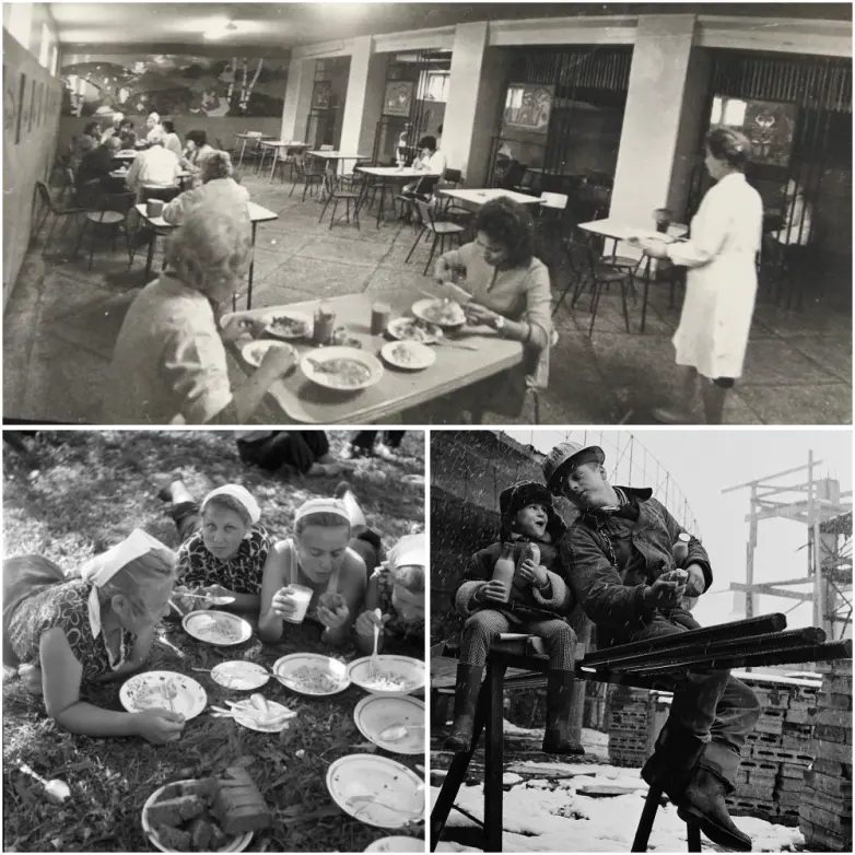 Часовая пауза: как проводили обеденный перерыв в СССР (28 архивных снимков)