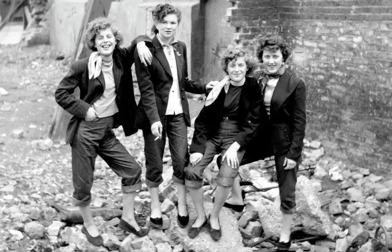 Тедди-бои и Тедди-герл: забытая субкультура 50-х тедди-бои, тедди-герл, субкультура, 50-е, великобритания, мода, стиляги, история, ретро, фото