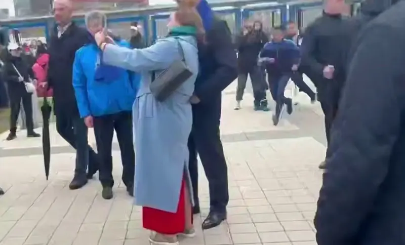 Момент нападения на губернатора Паслера попал на видео