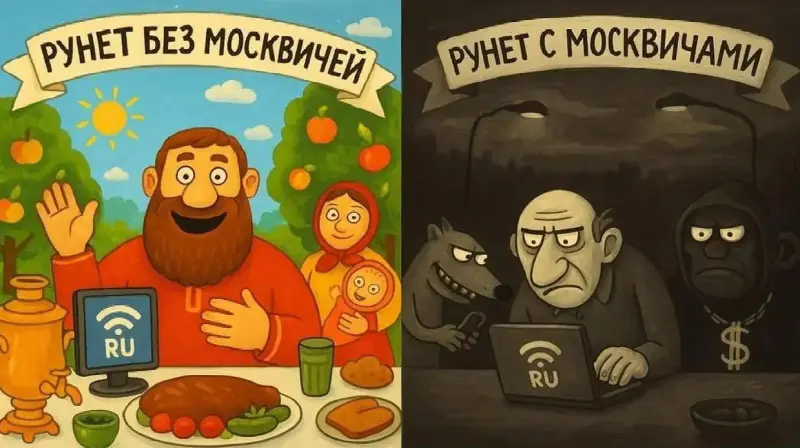 «Дни без москвичей»: угарные мемы про отключение интернета в столице