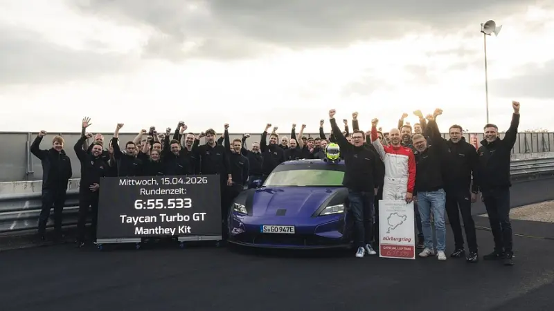 Porsche отвоевал Нюрбургринг: Taycan Turbo GT с пакетом Manthey быстрее Xiaomi