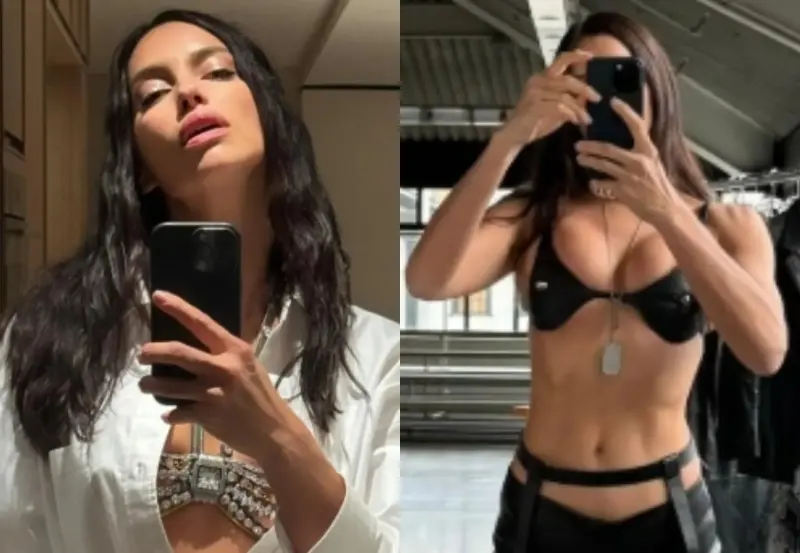Кожа и ботфорты: Ирина Шейк показала провокационные фото перед Met Gala