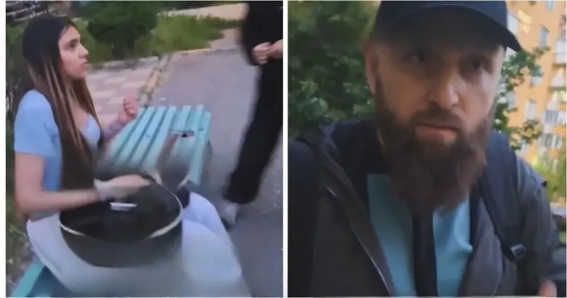 «В Дагестане так не принято»: в Махачкале мужчина наехал на детей с гитарой из-за «менталитета»