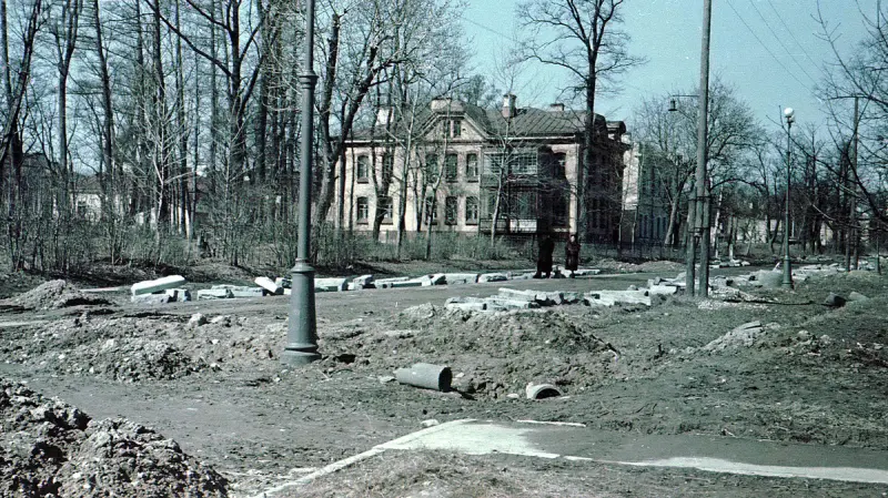 Ленинград накануне метро: прогулка по городу 1954 года ленинград, 1954 год, ретро фото, история, никита хрущёв