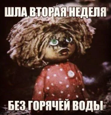 Вот это поворот: мемы про отключение горячей воды, которые спасут ваш день отключение воды, мемы, приколы, горячая вода, график отключения, 2026, коммунальщики, тазик, юмор