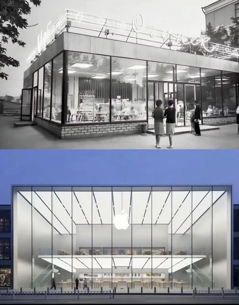 Советские вокзалы и Apple Store: кто у кого украл дизайн? apple, apple store, советская архитектура, модернизм, вокзалы, дизайн