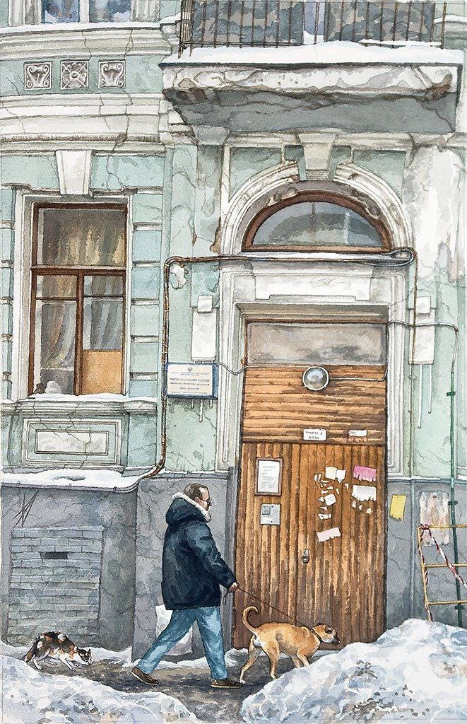 Москва, какой вы её не видели: подборка картин от классики до современности Москва, живопись, художники, городской пейзаж, история, искусство, ностальгия