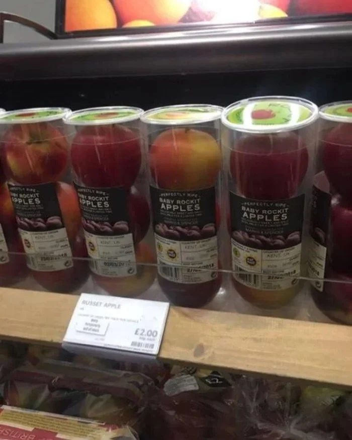 Примеры чрезмерной упаковки, от которой страдает планета упаковка, продукты, пластик, экология, еда, магазин