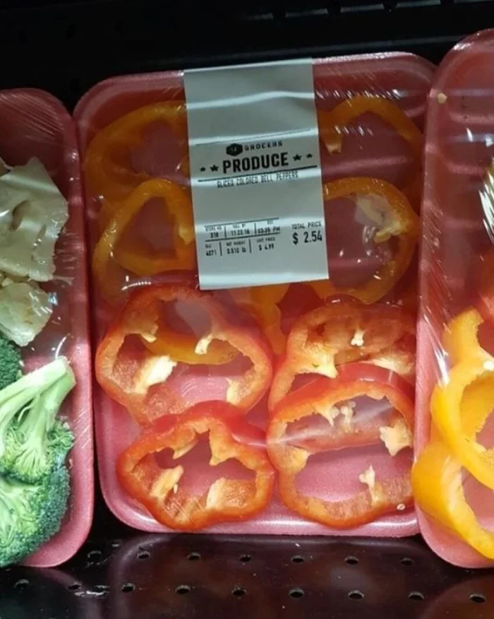 Примеры чрезмерной упаковки, от которой страдает планета упаковка, продукты, пластик, экология, еда, магазин