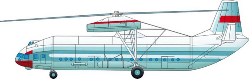 Ми-12: Как выглядит и летает самый большой вертолет в мире Ми-12, В-12, вертолет, авиация, рекорд, СССР, Ле-Бурже, Миль, гигант, история, техника