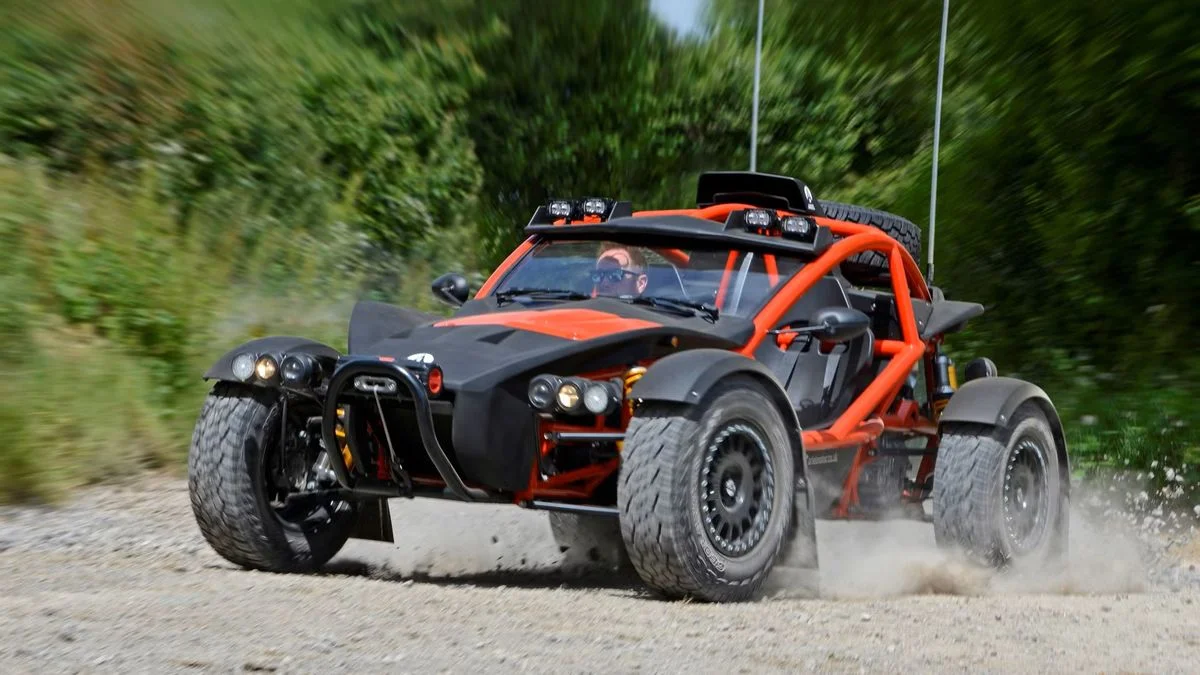 Ariel Nomad 2: Испытание на прочность на гравийных трассах WRC Ariel Nomad 2, внедорожник, ралли, испытания, надежность, проходимость, спорткар, Великобритания, WRC