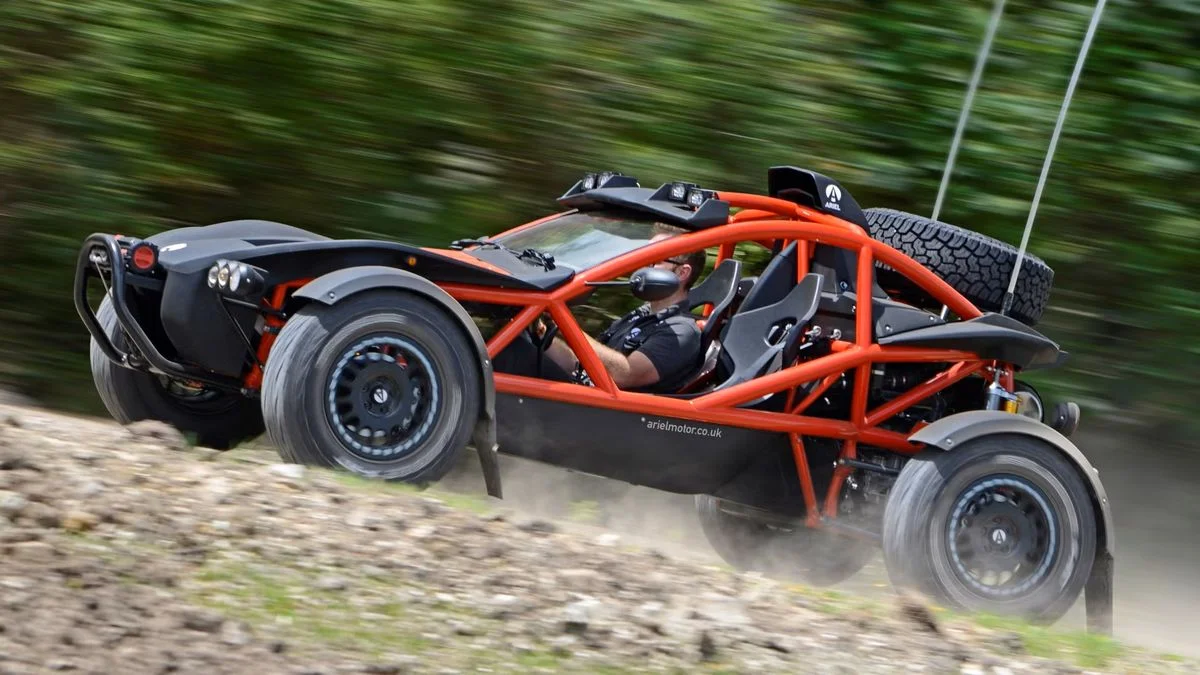 Ariel Nomad 2: Испытание на прочность на гравийных трассах WRC Ariel Nomad 2, внедорожник, ралли, испытания, надежность, проходимость, спорткар, Великобритания, WRC