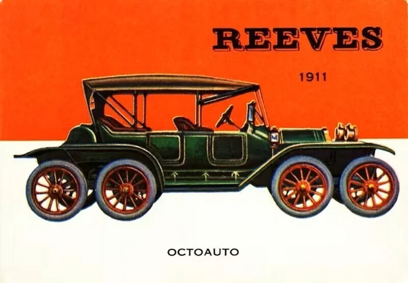Восьмиколесный монстр: почему уникальный Reeves Octoauto никому не пригодился Reeves Octoauto, восьмиколесный автомобиль, Милтон Ривз, история авто, ретро-автомобили, Sextoauto, необычные машины