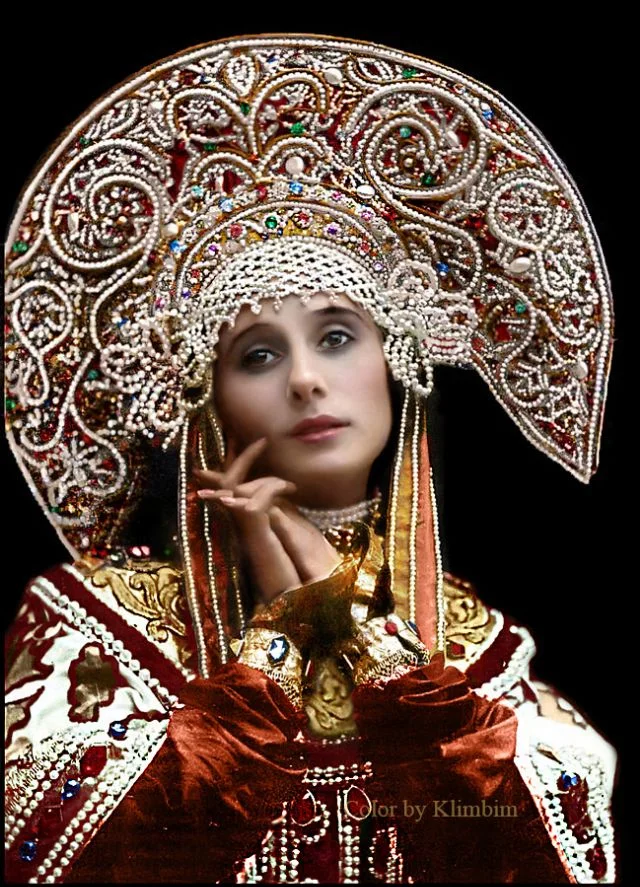 Женские лица ушедшей эпохи: раскрашенные фото красавиц из царской России история, фото, красота, Российская империя, ретро, колоризация