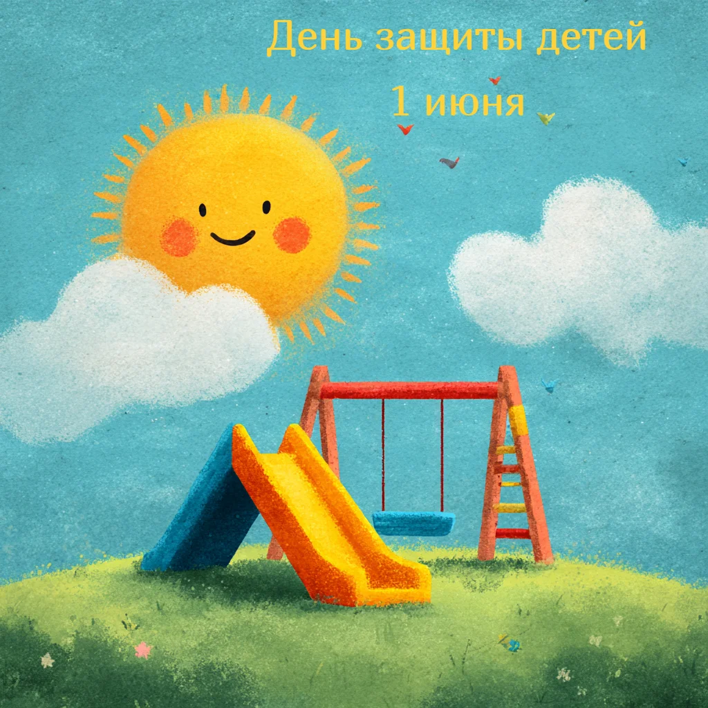 30+ милых открыток к 1 июня: поздравьте близких с Днем защиты детей открытки, день защиты детей, 1 июня, поздравления, картинки, дети