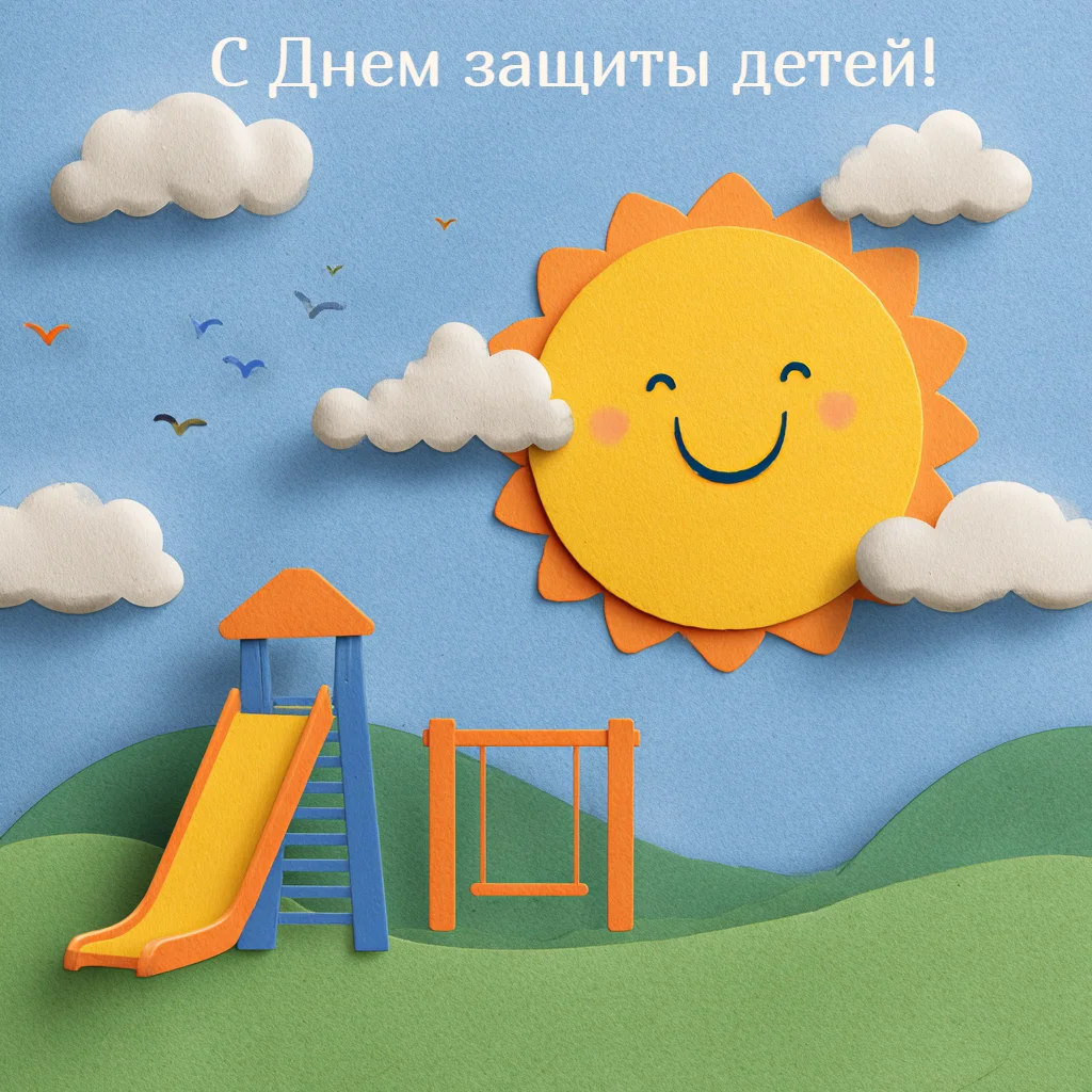 30+ милых открыток к 1 июня: поздравьте близких с Днем защиты детей открытки, день защиты детей, 1 июня, поздравления, картинки, дети