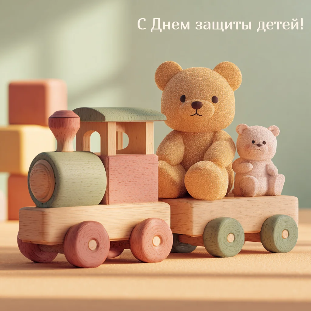30+ милых открыток к 1 июня: поздравьте близких с Днем защиты детей открытки, день защиты детей, 1 июня, поздравления, картинки, дети