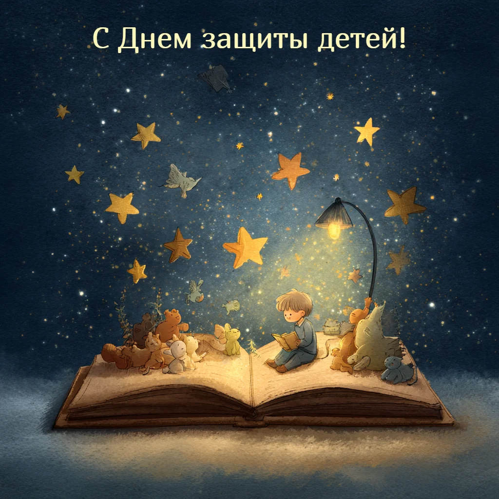 30+ милых открыток к 1 июня: поздравьте близких с Днем защиты детей открытки, день защиты детей, 1 июня, поздравления, картинки, дети