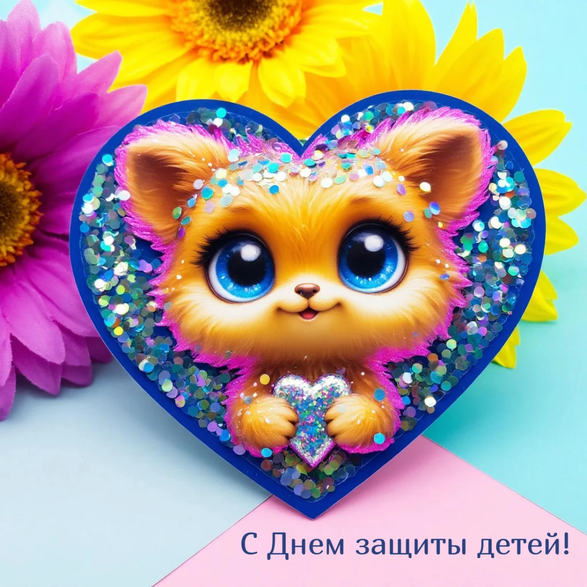 30+ милых открыток к 1 июня: поздравьте близких с Днем защиты детей открытки, день защиты детей, 1 июня, поздравления, картинки, дети