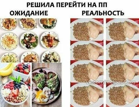 Мемы про ПП: когда диета уже заела правильное питание, мемы, приколы, юмор, картинки