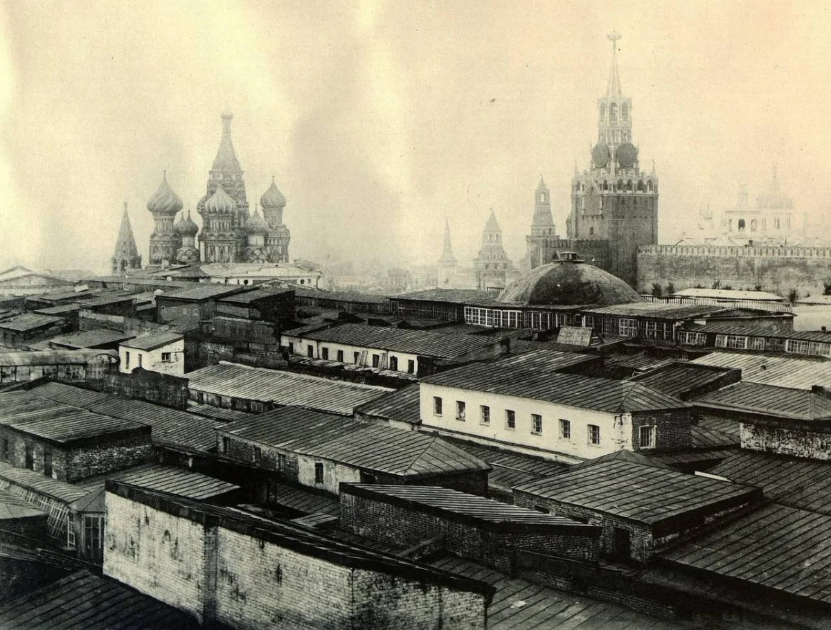 Московские прогулки: история в деталях Москва, история, архитектура, прогулки, старые фотографии, ГУМ, Красные ворота, Хамовники, Патриаршие пруды, Манеж