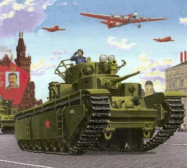 Стальная мощь: подборка картин о советских танкистах советская живопись,танки,бронетанковые войска,искусство,история,Великая Отечественная война