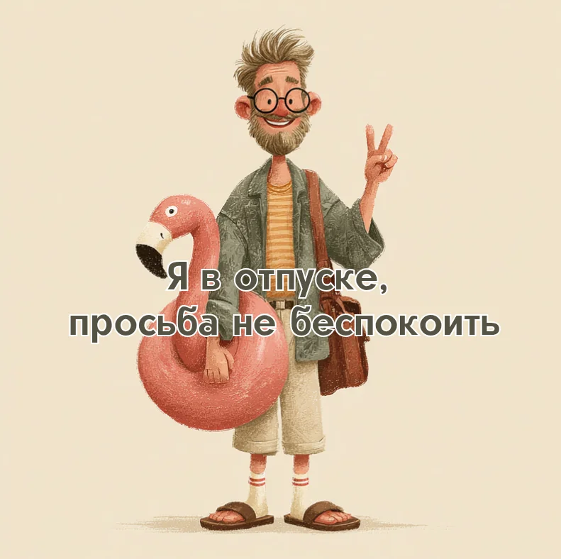 100 открыток «Я в отпуске»: для аватарки и хорошего настроения отпуск, открытки, аватарка, приколы, отдых