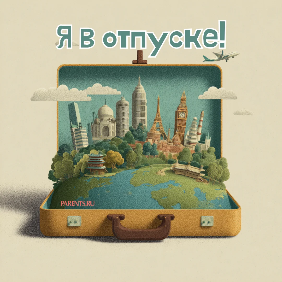 100 открыток «Я в отпуске»: для аватарки и хорошего настроения отпуск, открытки, аватарка, приколы, отдых
