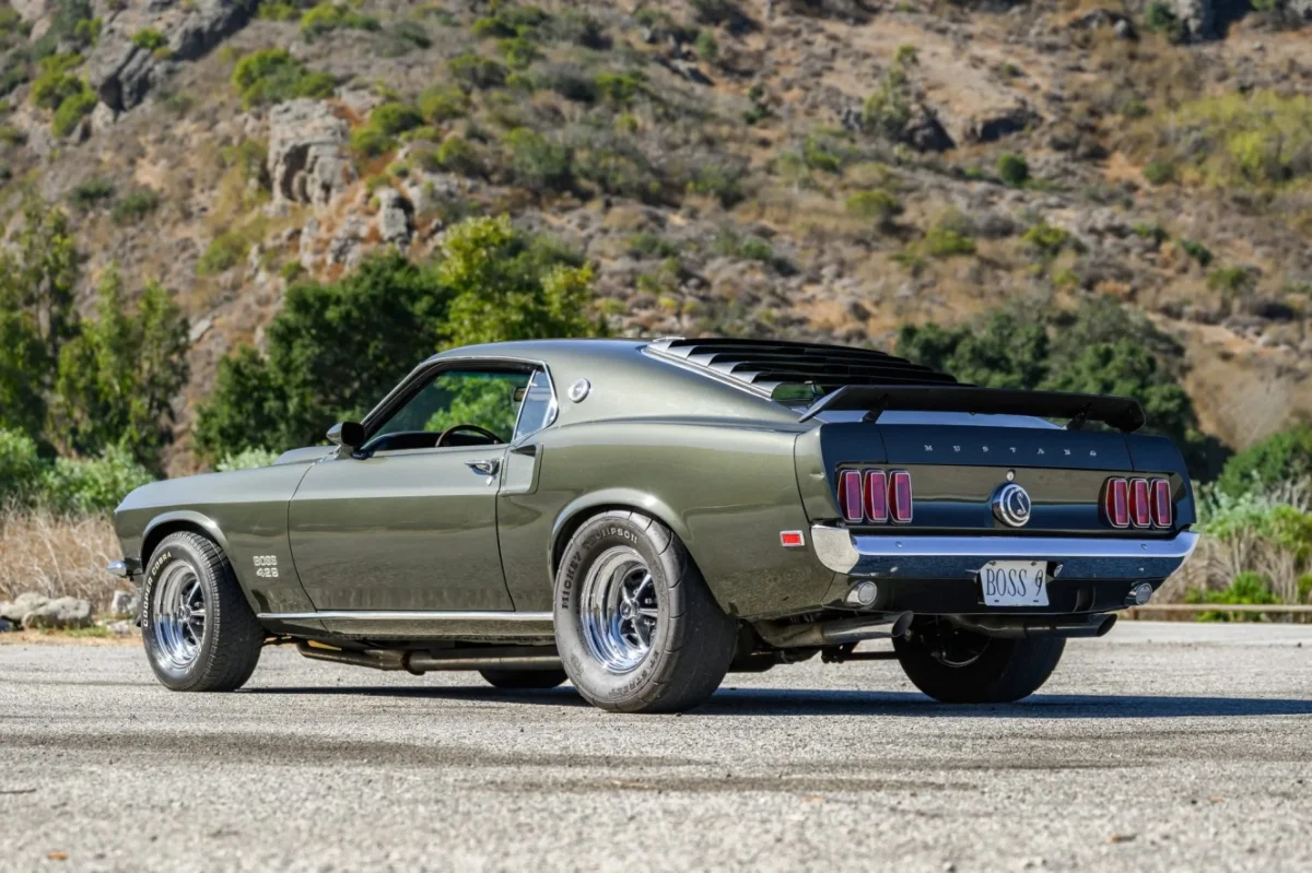 Ford Mustang 1969 с 1062-сильным мотором: монстр на аукционе Ford Mustang, Boss 429, 1969, маслкар, аукцион, 9.8 литров, 1062 л.с., ретро, NASCAR, тюнинг