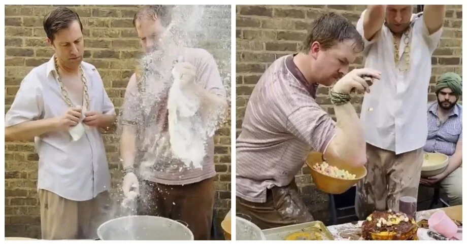 Угарная пародия на индийскую уличную кухню