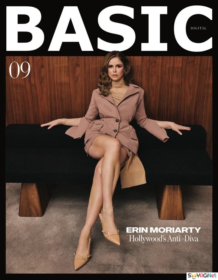 Эрин Мориарти в дерзком образе для Basic Magazine