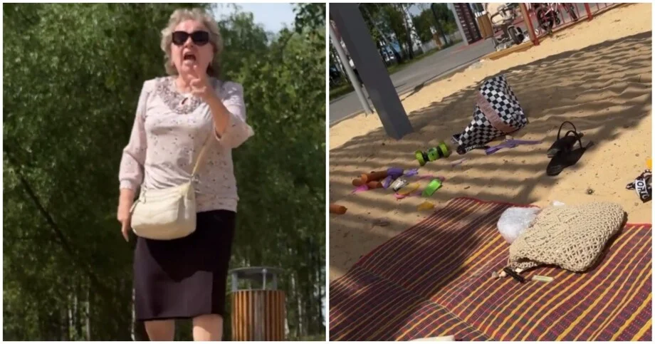 Пенсионерка устроила скандал на пляже в Ивантеевке: видео конфликта