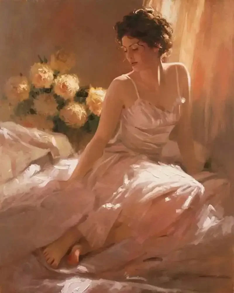 90 картин с обаятельными женщинами от Ричарда Джонсона 90 картин с обаятельными женщинами от Ричарда Джонсона живопись, художник, Ричард Джонсон, женские образы, портреты, масло
