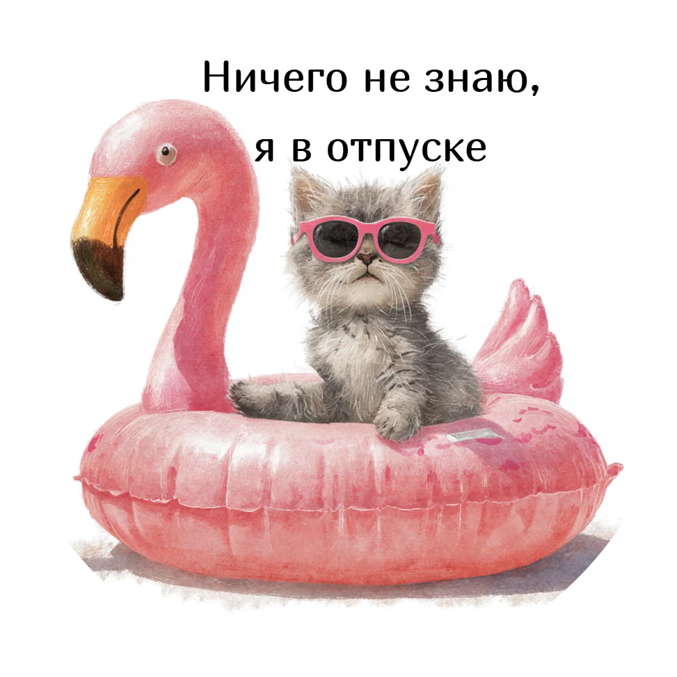 25 круглых аватарок «Отпуск» для мессенджеров — чтобы никто не отвлекал