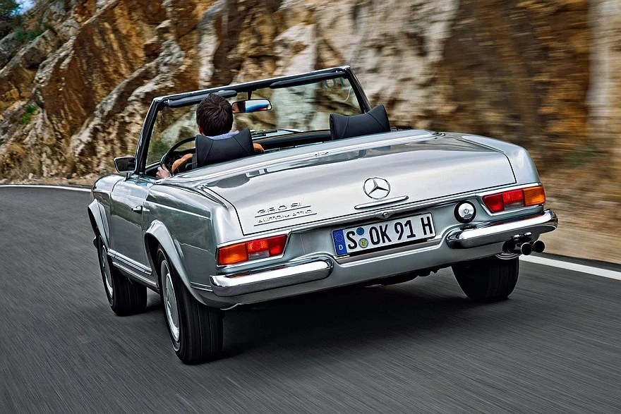 «Пагода» на колёсах: как Mercedes-Benz SL W113 стал иконой стиля и комфорта Mercedes-Benz, SL, W113, Пагода, ретро, автоистория, родстер, классика